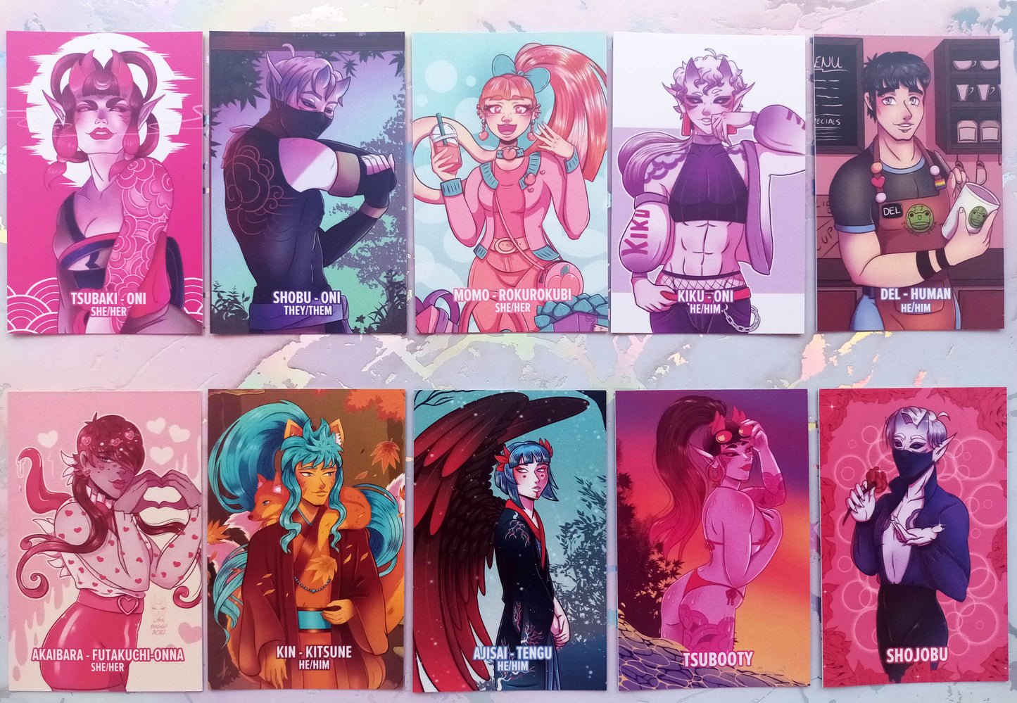 Oh! Hi Yokai! Trading Card / Mini Mystery Prints