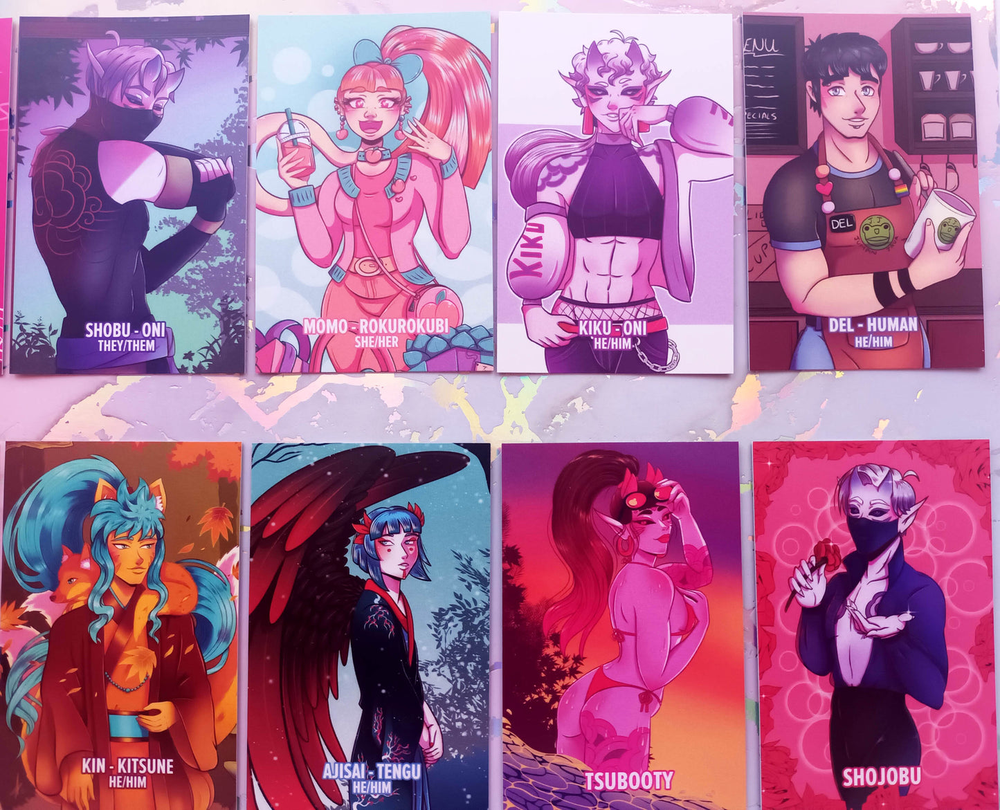 Oh! Hi Yokai! Trading Card / Mini Mystery Prints