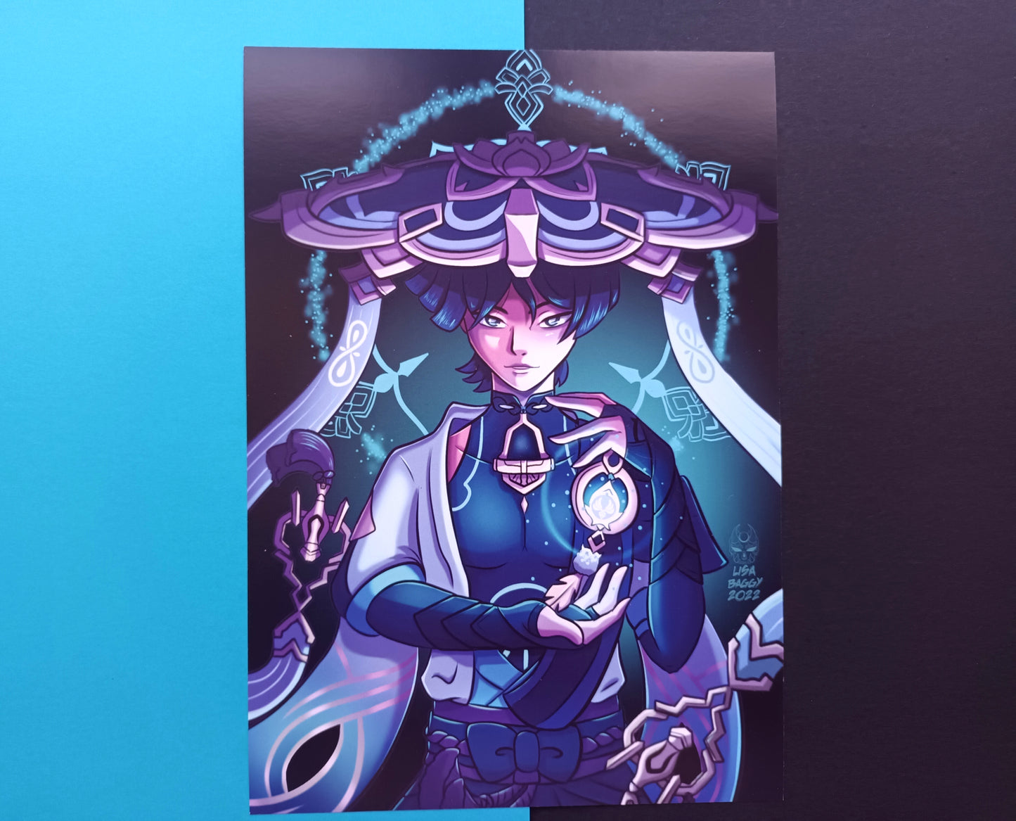 A5 Art Prints Genshin Wanderer / Scaramouche