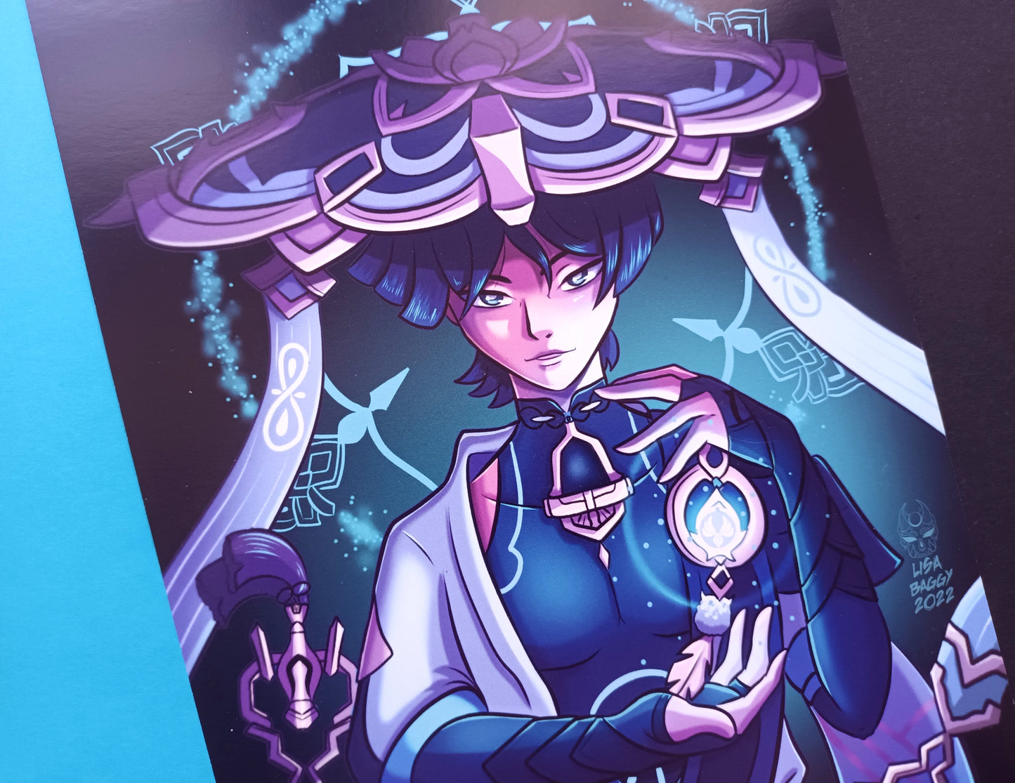 A5 Art Prints Genshin Wanderer / Scaramouche