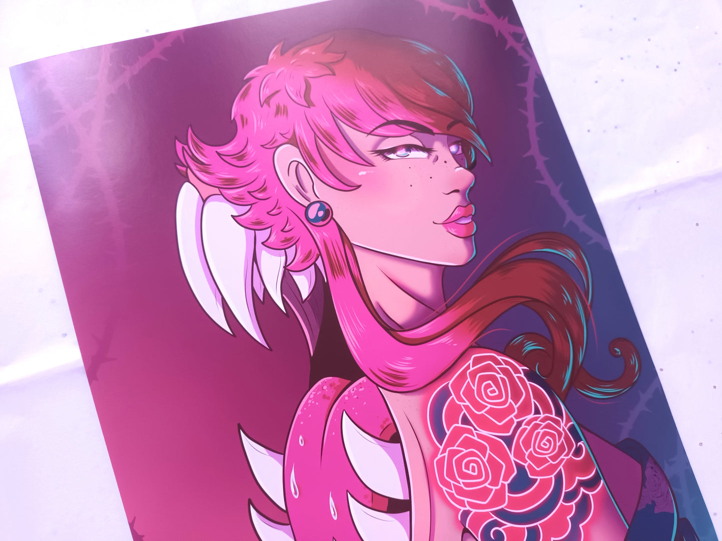 Art Prints A4 Oh! Hi Yokai! Akai-bara