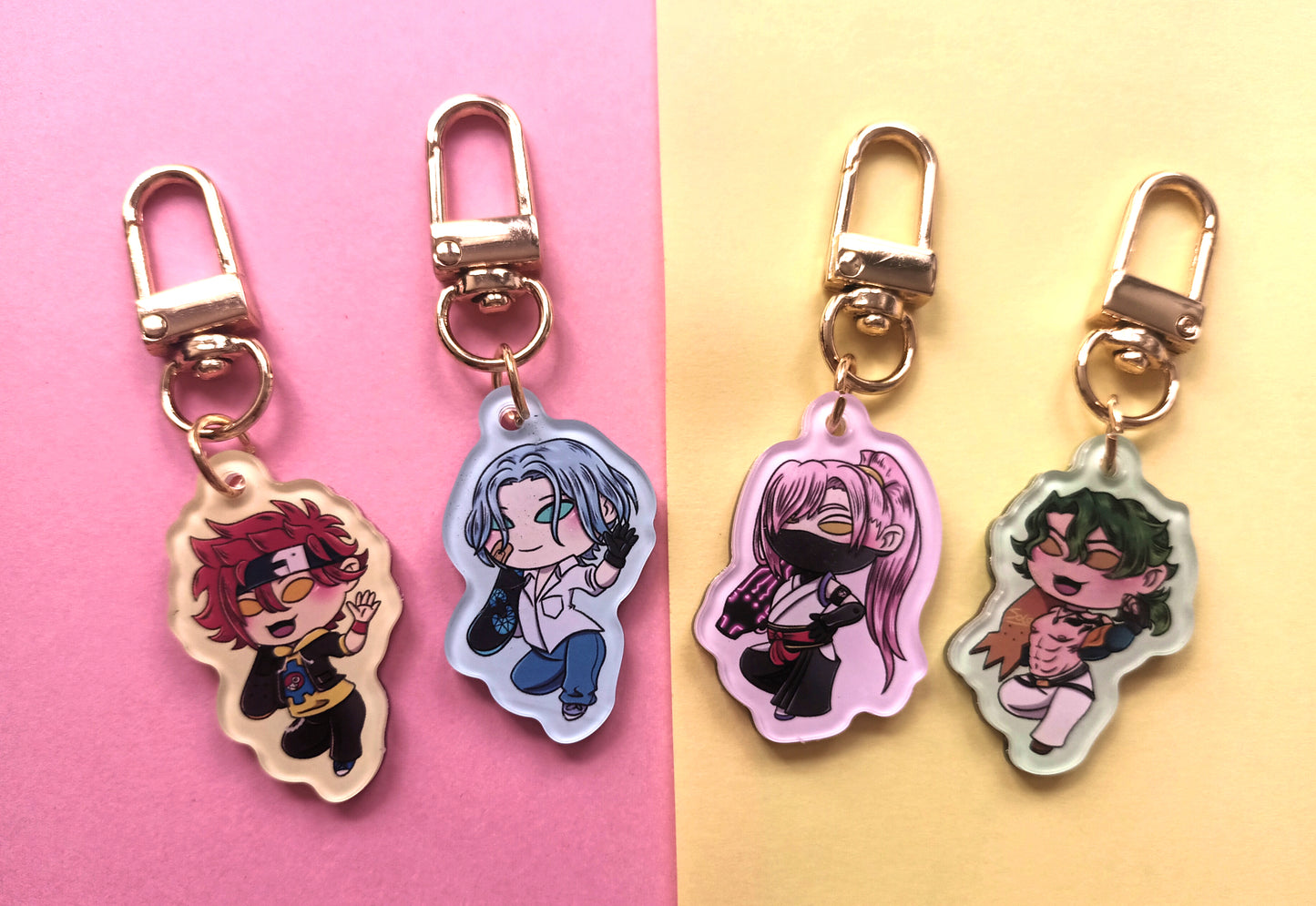 1.5 inch Opaque Sk8 Double Sided Acrylic Charms