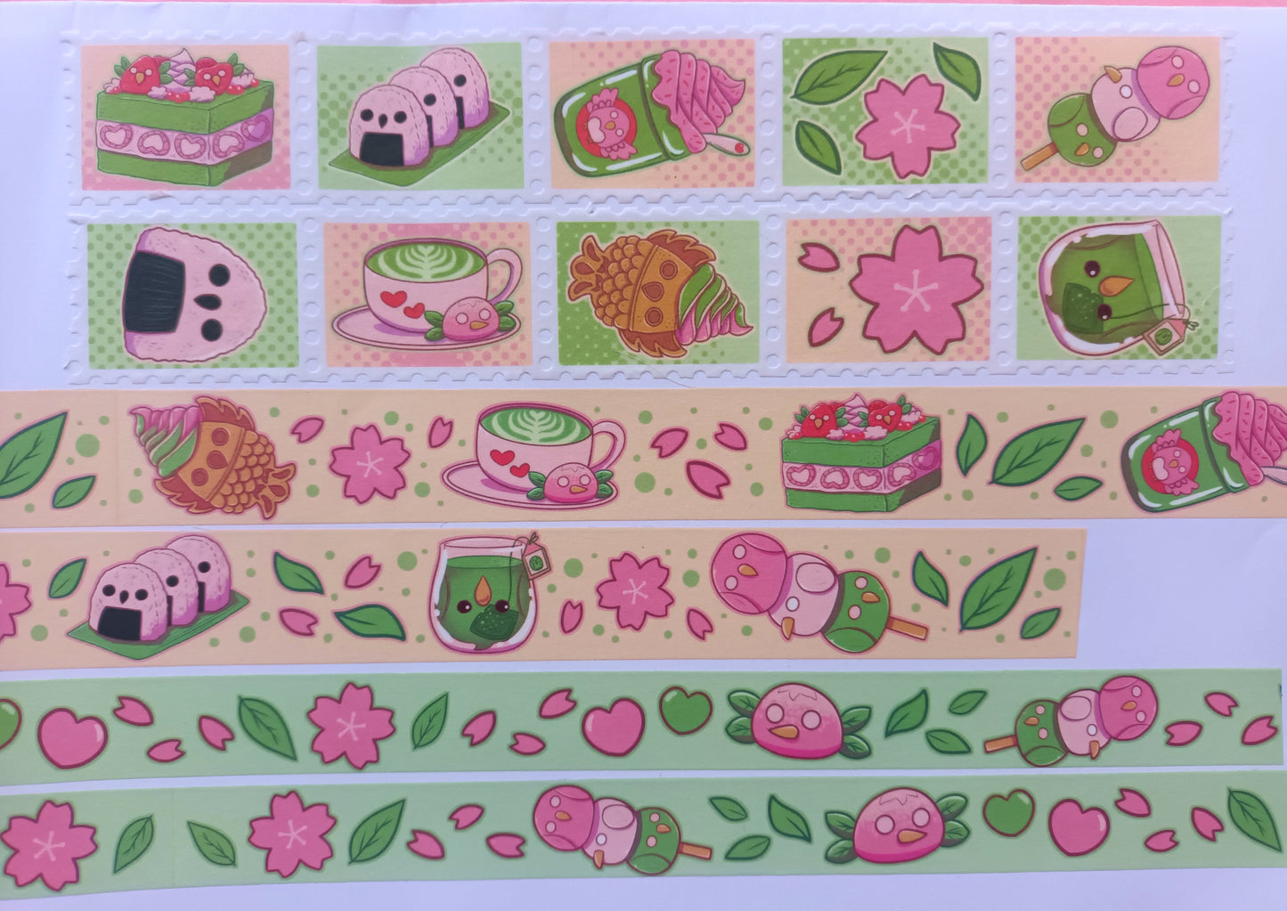 Chumby Cafe Washi Tape Set || A Borb Snax Collection