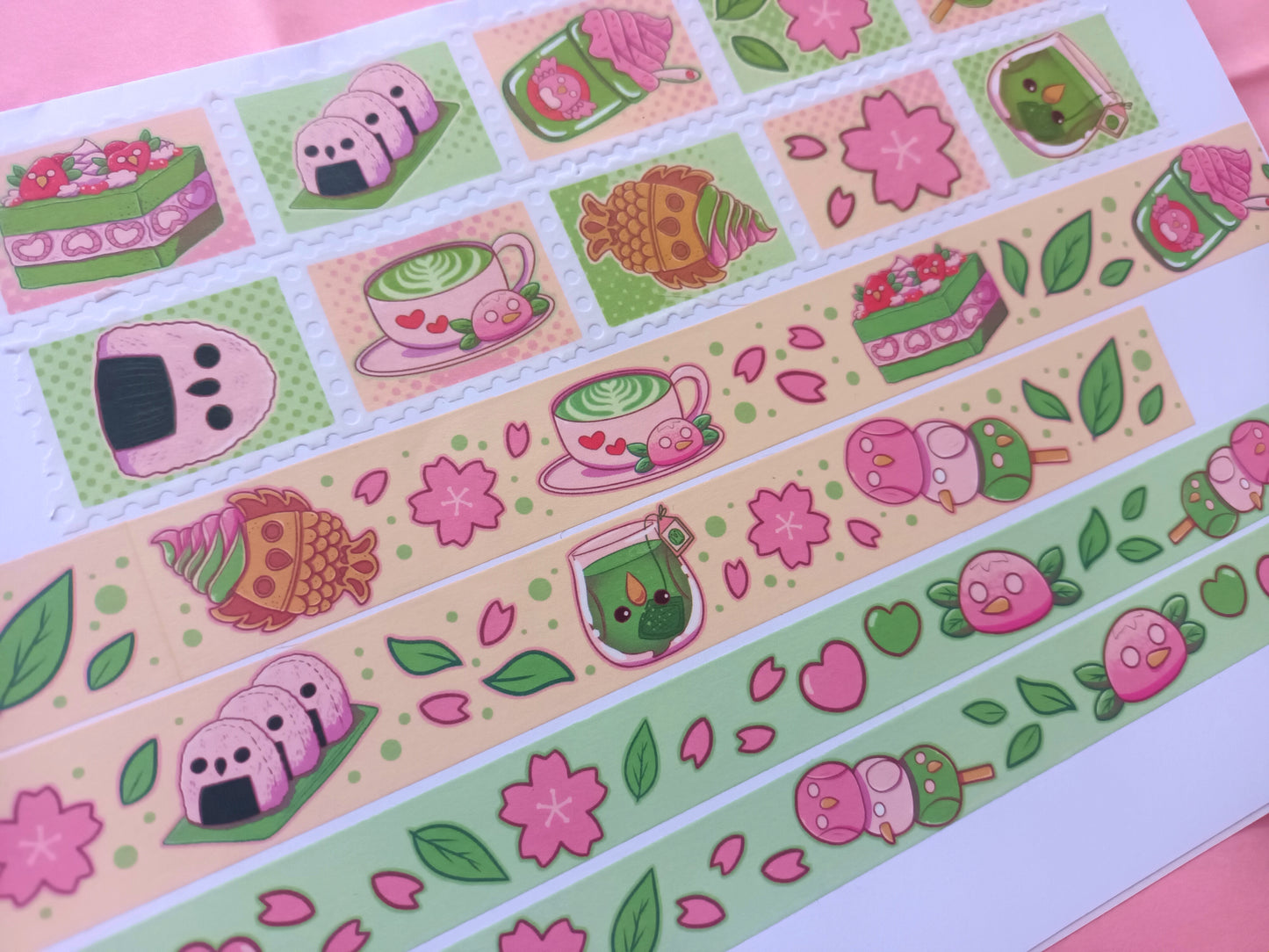 Chumby Cafe Washi Tape Set || A Borb Snax Collection