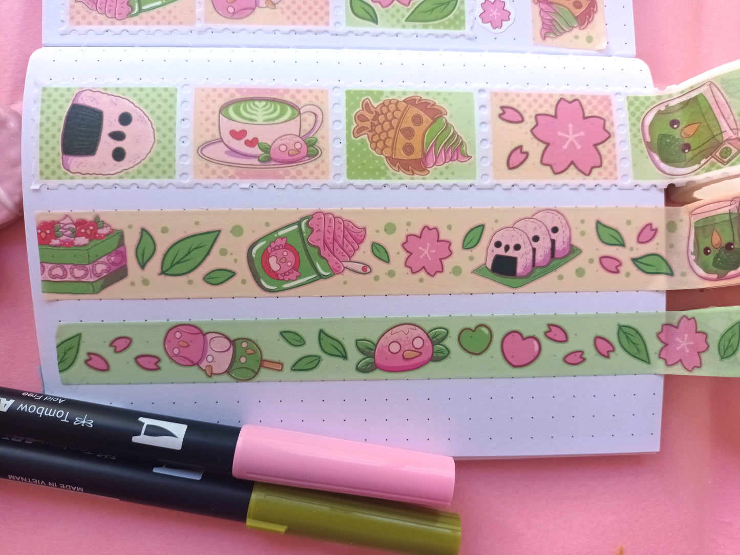 Chumby Cafe Washi Tape Set || A Borb Snax Collection