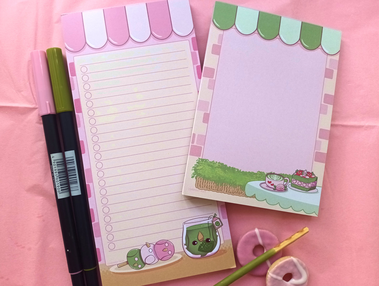 Chumby Cafe DL Checklist and A6 Notepads || A Borb Snax Collection