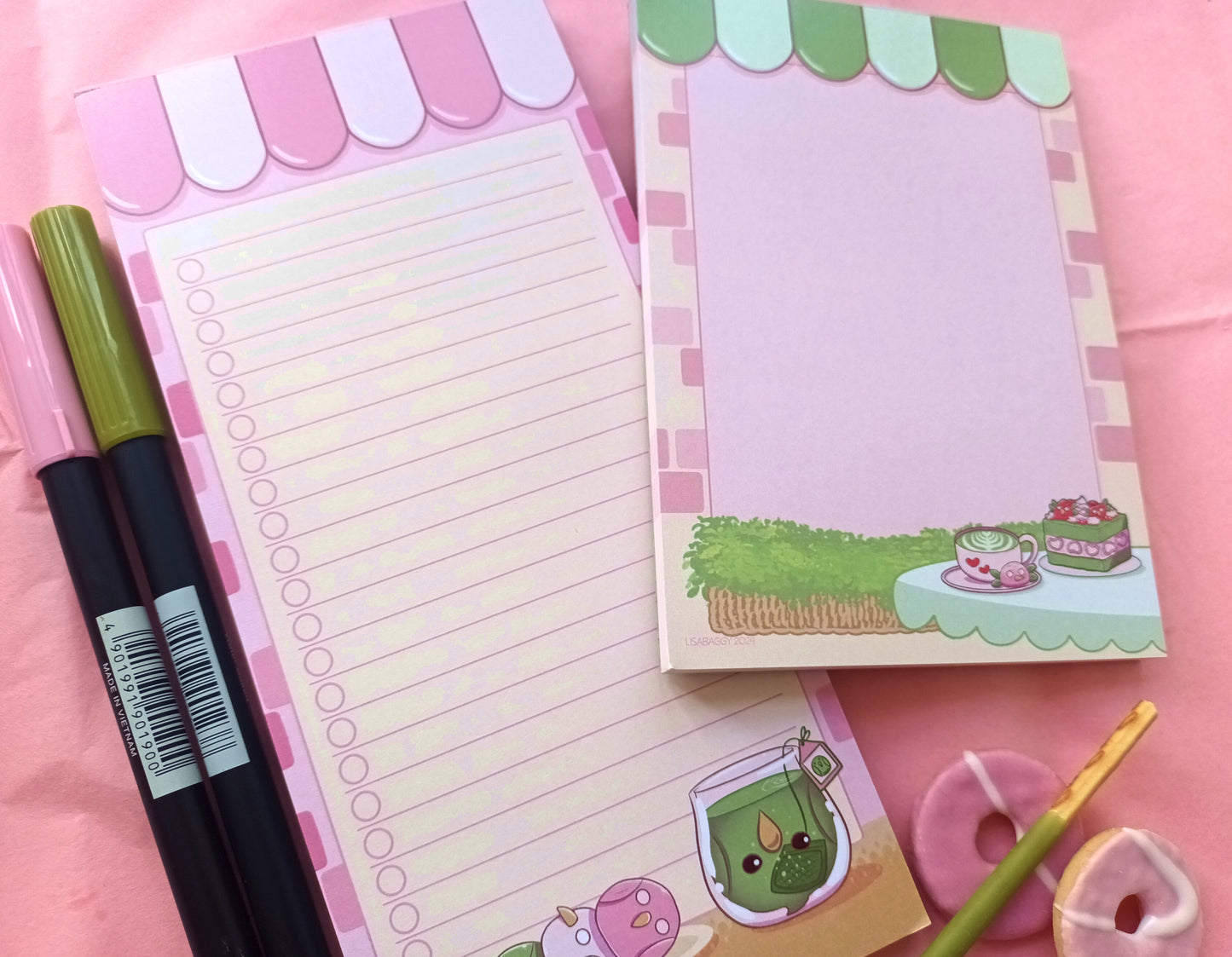 Chumby Cafe DL Checklist and A6 Notepads || A Borb Snax Collection