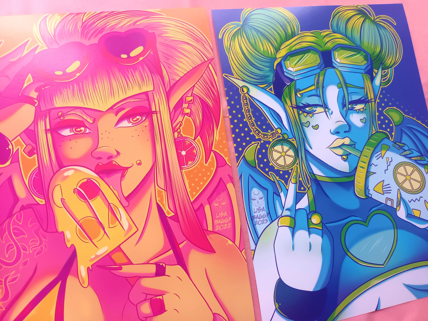 A5 Art Prints Lemonade and Limeade Sour Girlfriends