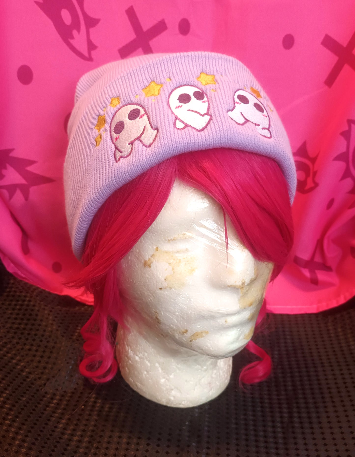 Black and Lavender Fresno Beanies || Kawaii Accessories Hat
