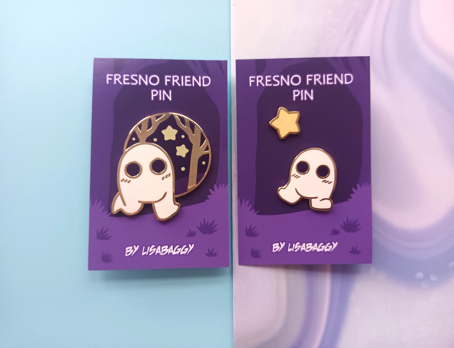 Fresno Friends Hard Enamel Pins || Kawaii Accessories