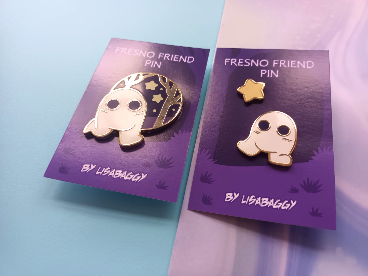 Fresno Friends Hard Enamel Pins || Kawaii Accessories