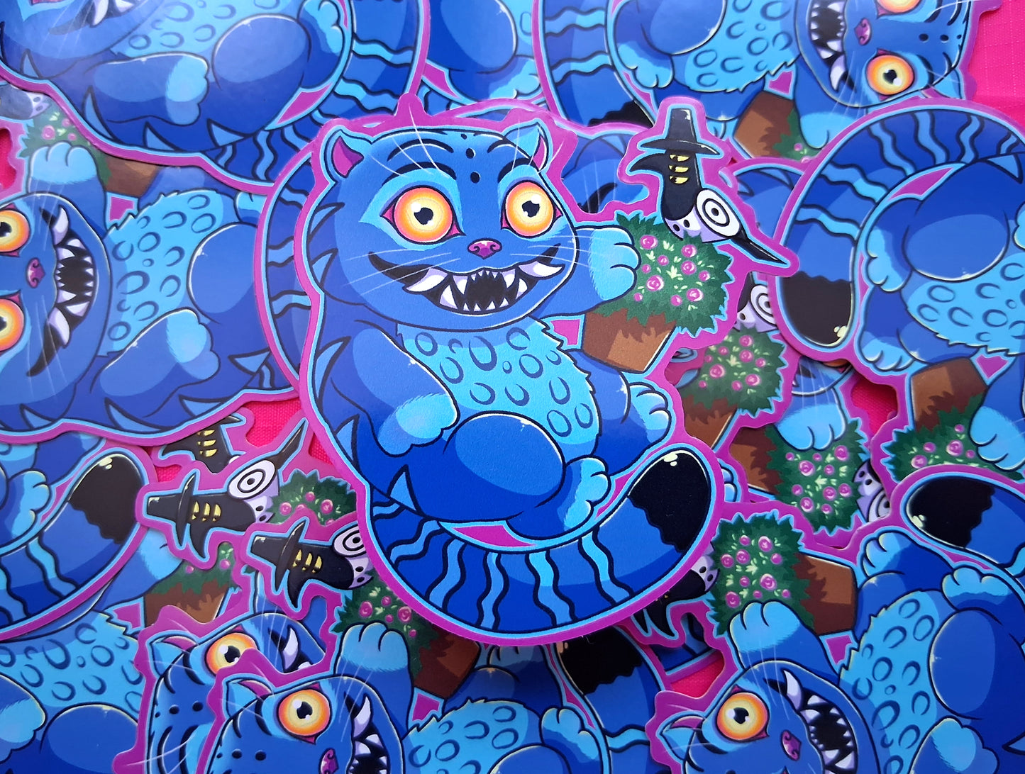 Kpop Tiger & Soda Vinyl Decorative Stickers