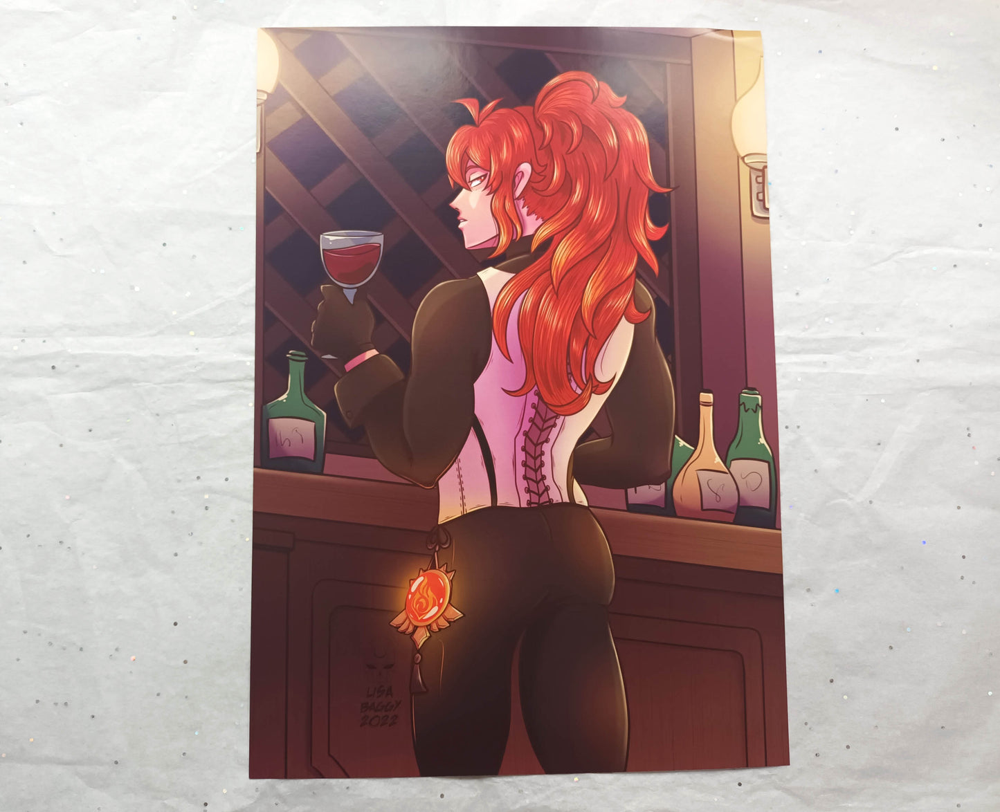 Art Prints Genshin Impact Diluc Ragnvindr