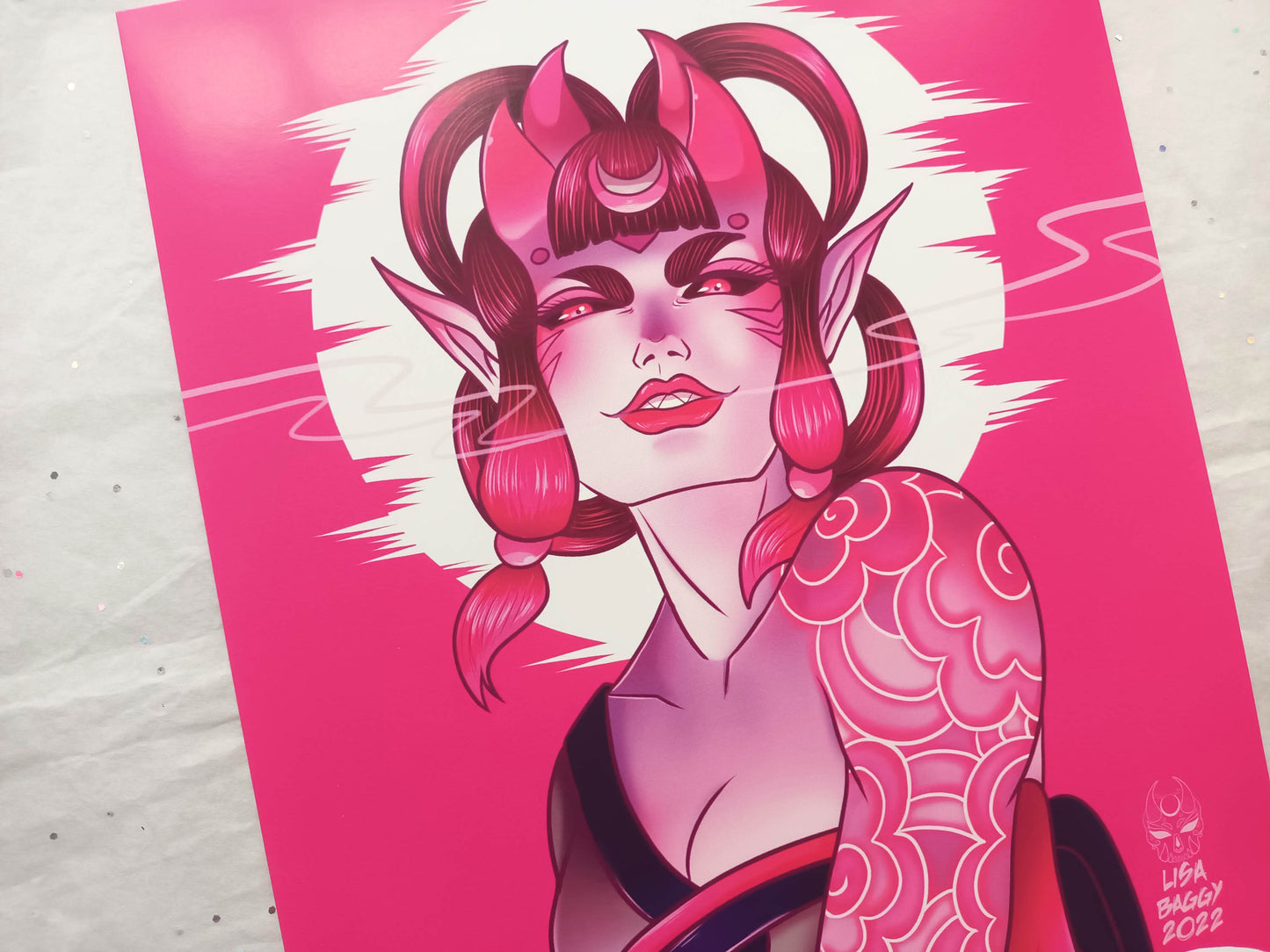 Art Prints Oh! Hi Yokai! Tsubaki