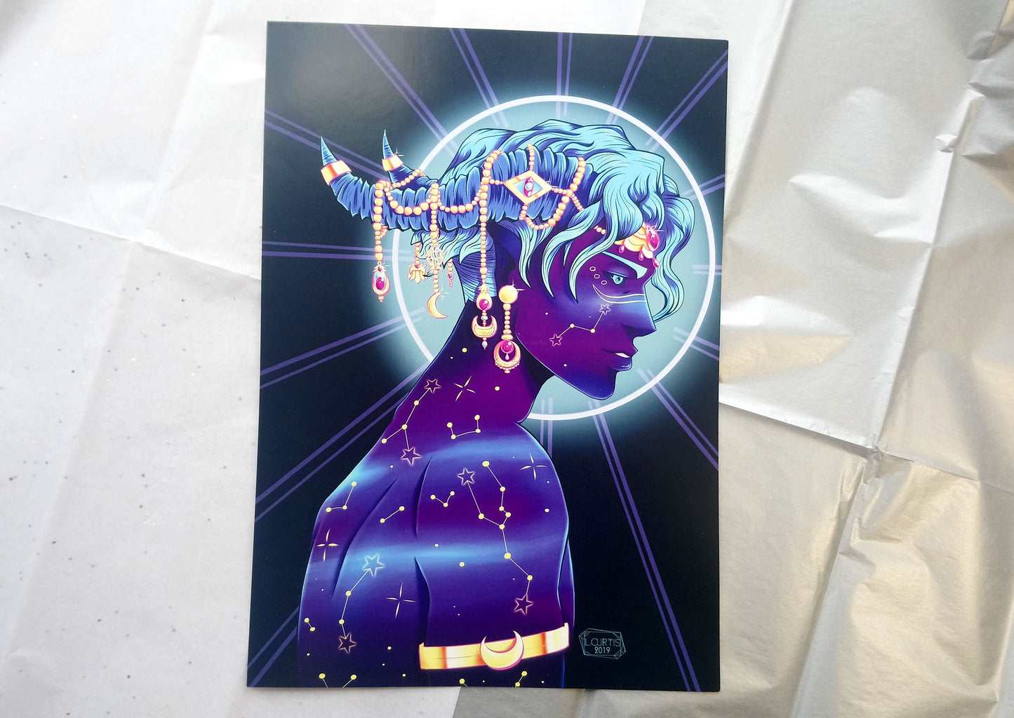 Art Prints A4 Cosmic Night Prince