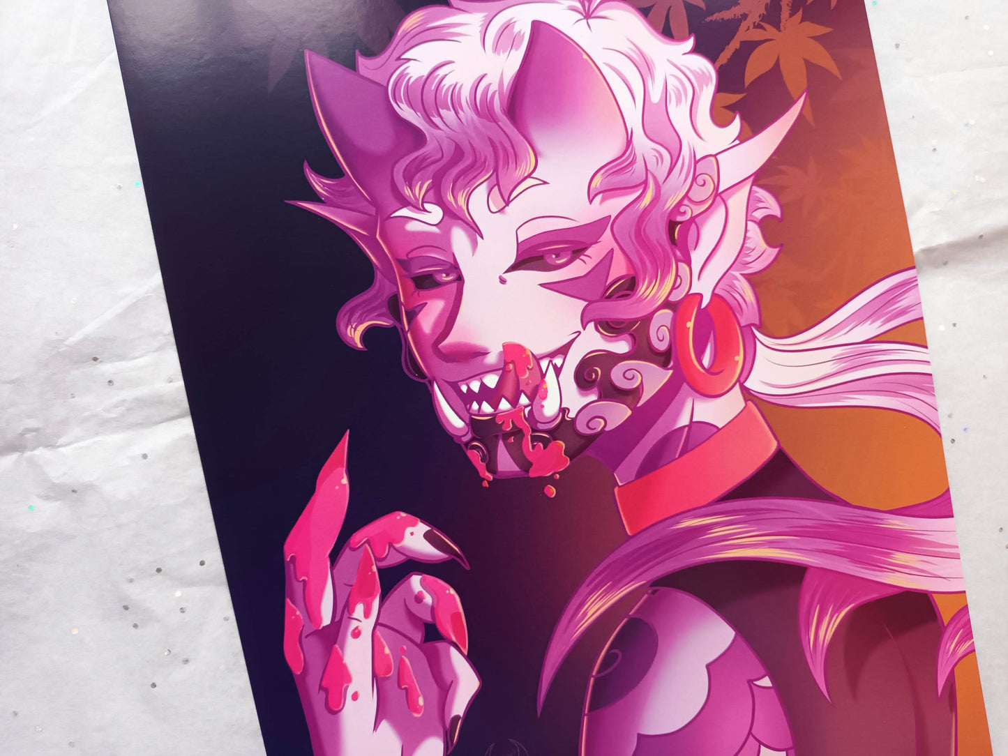 Art Prints A4 Oh! Hi Yokai! Kiku