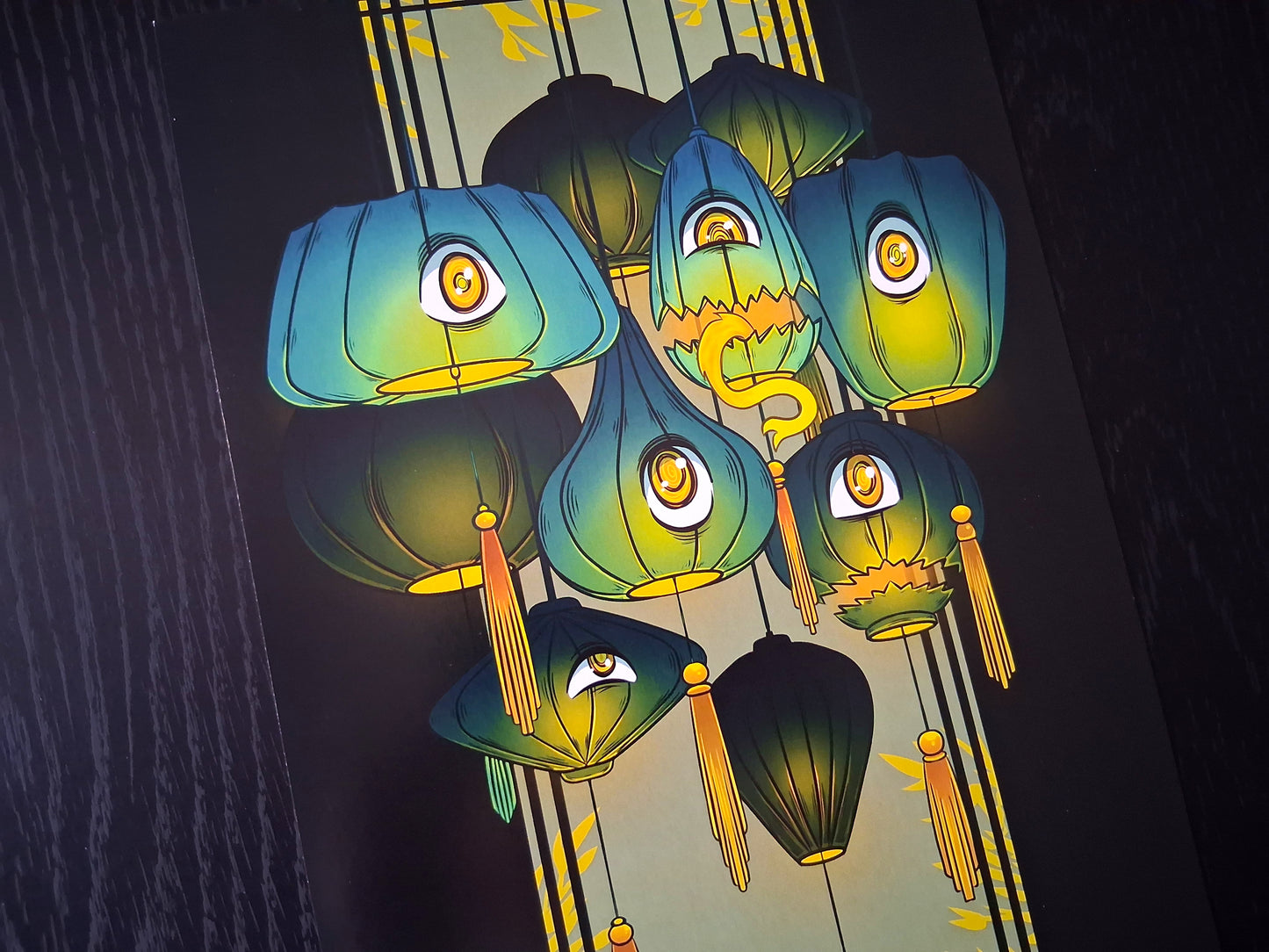 Tsukumogami Lanterns Art Prints A5 and A4