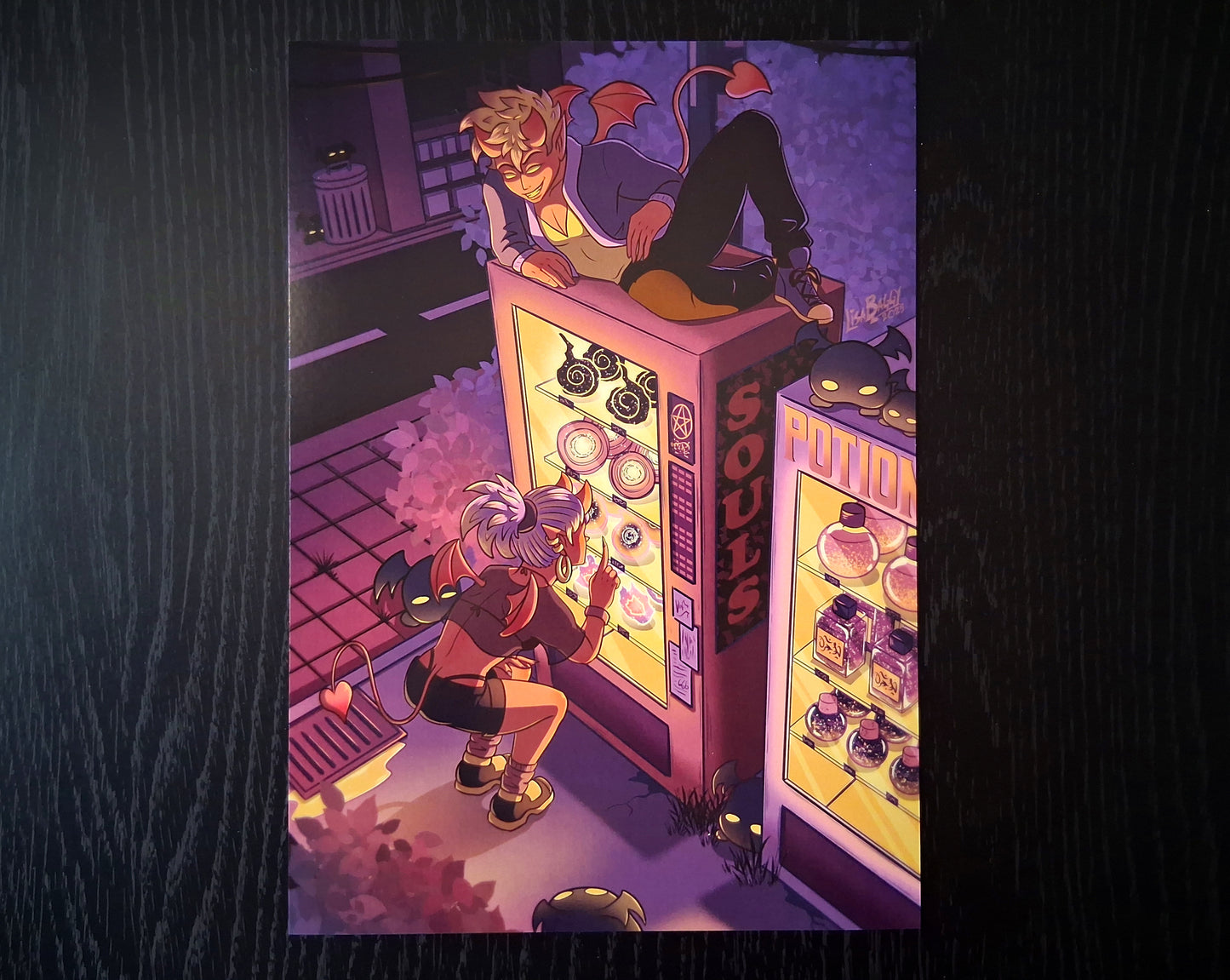 Demon Vending Machines Art Prints A4