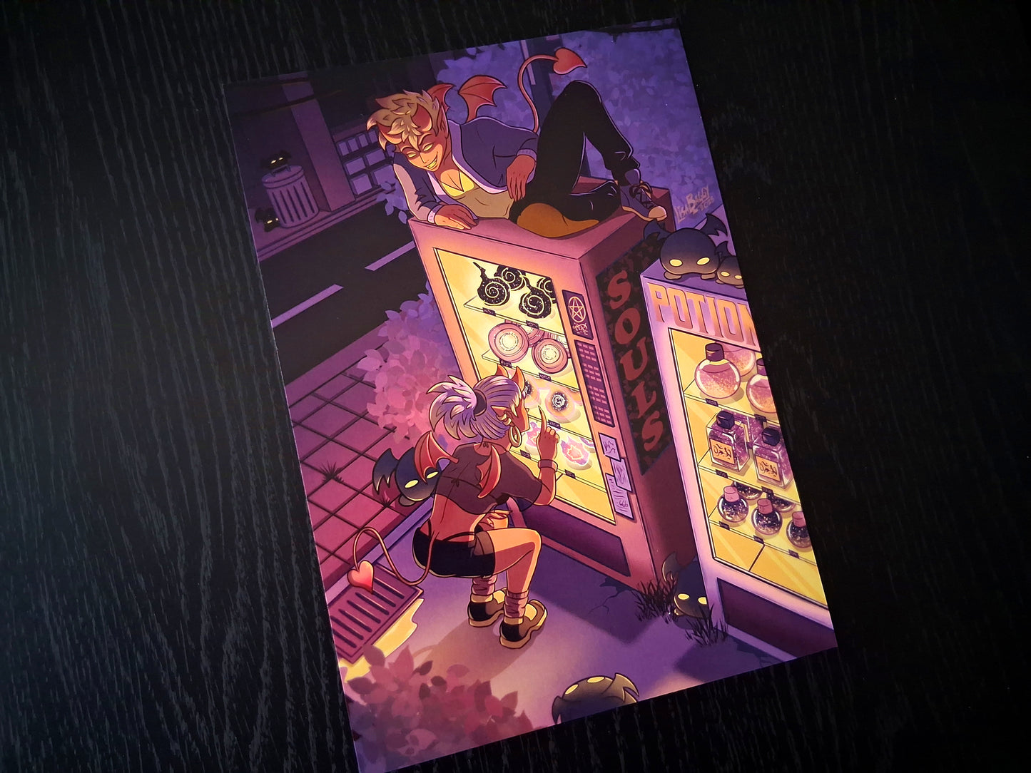 Demon Vending Machines Art Prints A4