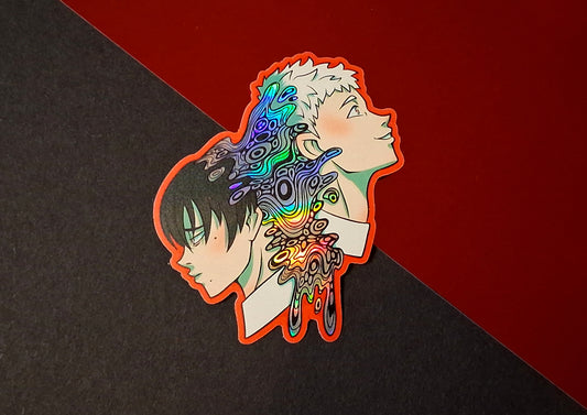 Summer Hikaru Died Yoshiki Holographic Vinyl Decorative Stickers