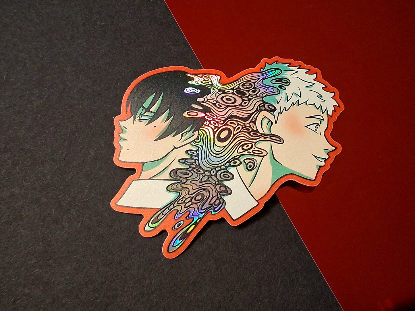 Summer Hikaru Died Yoshiki Holographic Vinyl Decorative Stickers