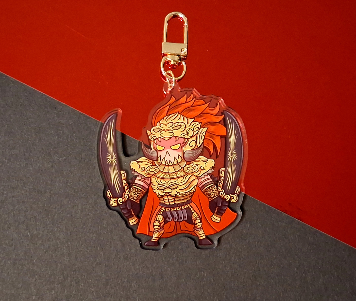 Radahn & Miquella Clear Acrylic Charms 2.5 inch Double Sided