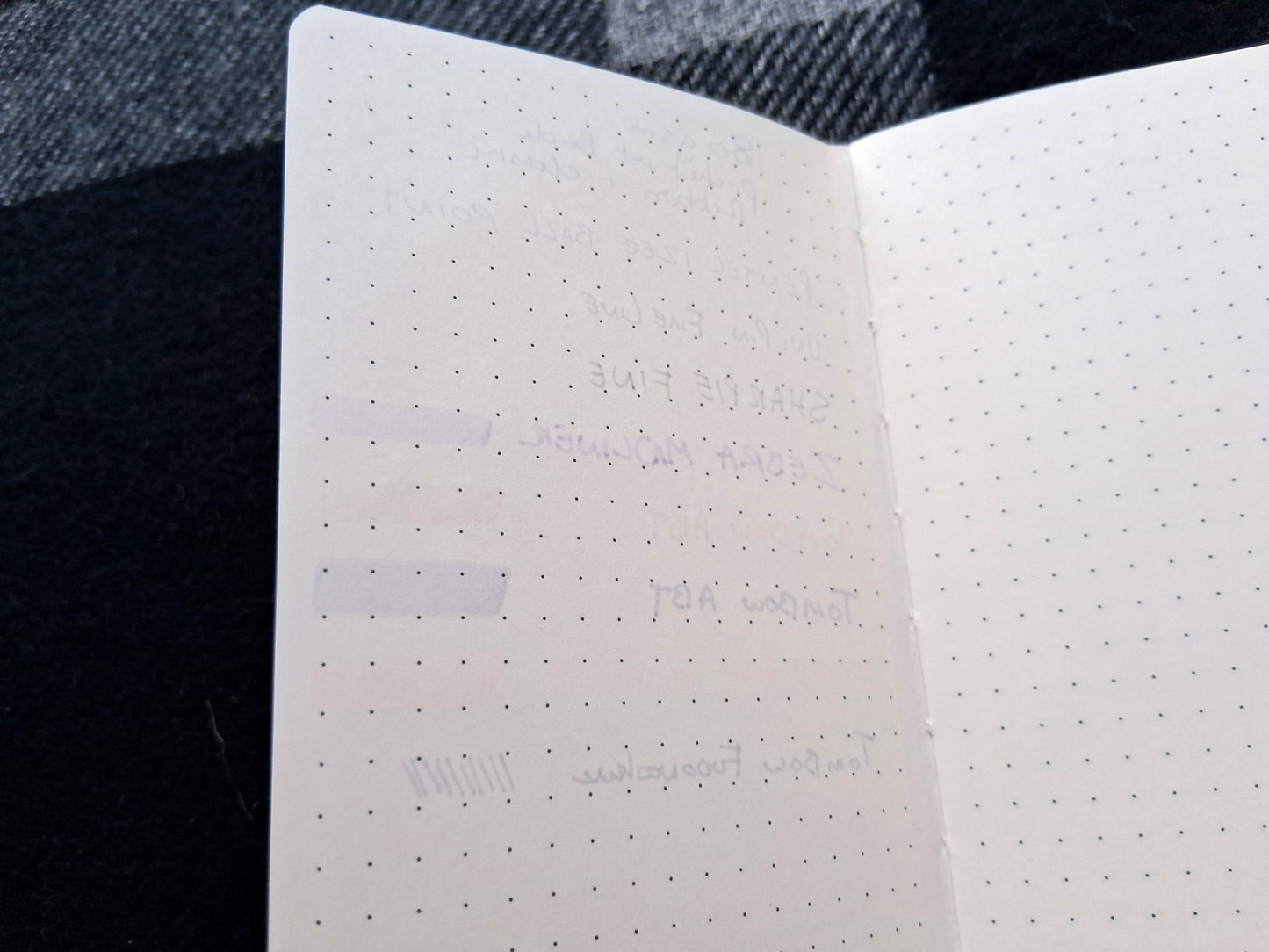 A6 Leatherette Dotted Notebook with Cosmic Snake Design