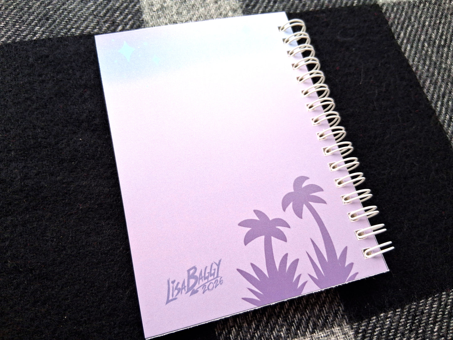 A6 Sticker book No Thoughts Only Vibes Design