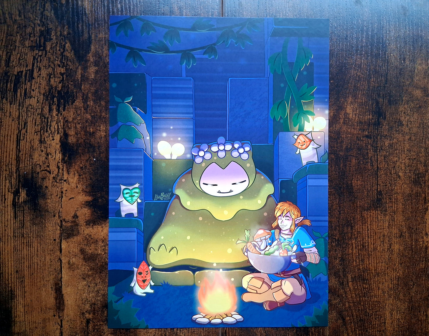 Moss lax Art Prints A4