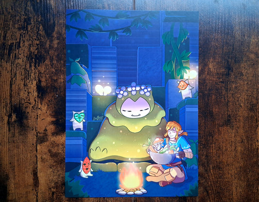 Moss lax Art Prints A4