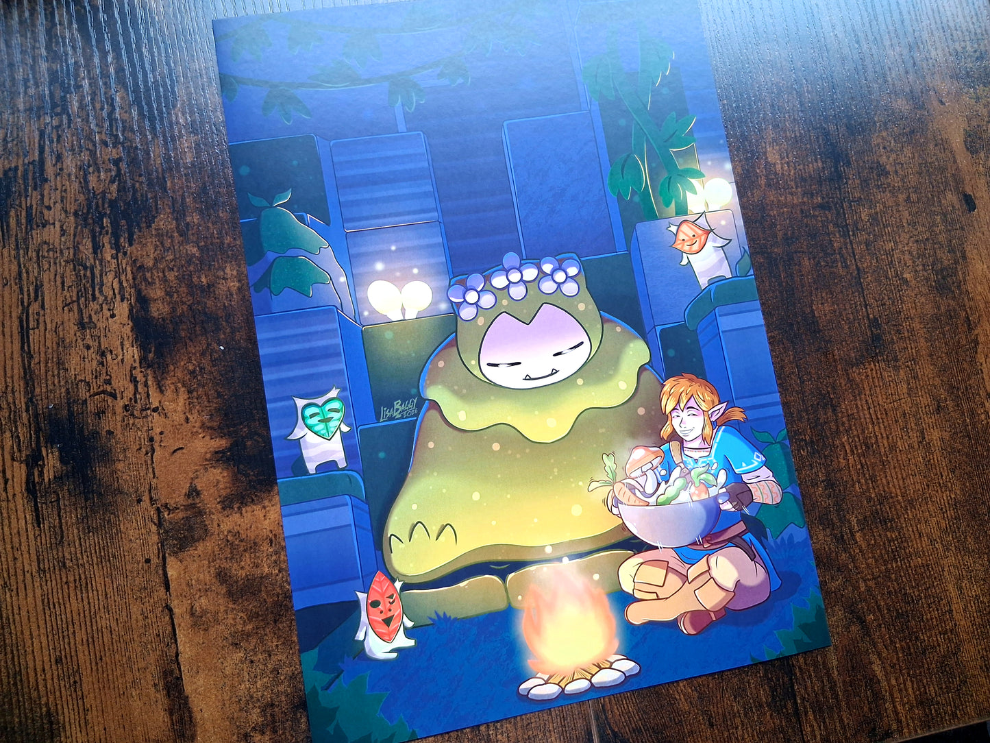 Moss lax Art Prints A4