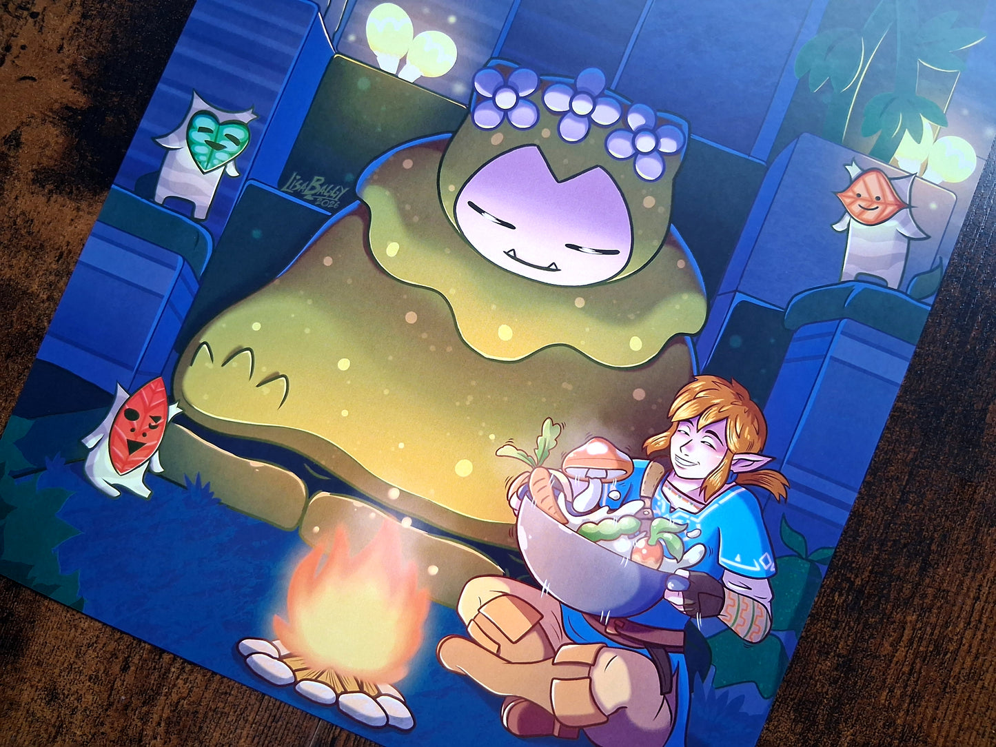 Moss lax Art Prints A4