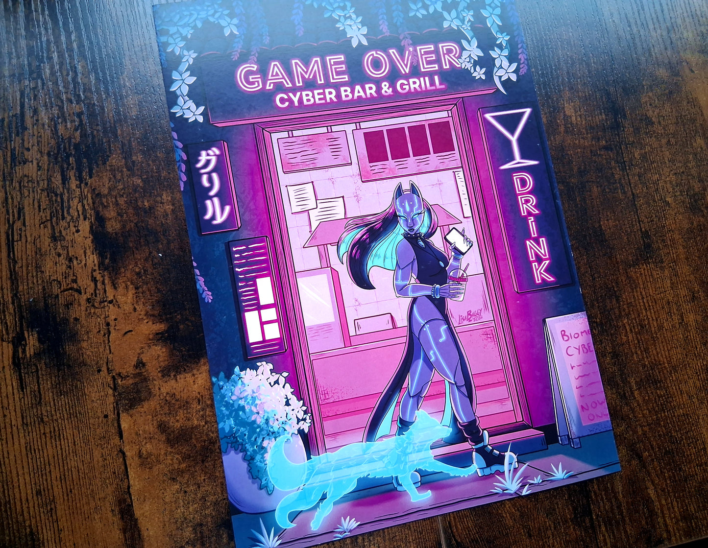 Cyber Fox Guide Art Prints A4