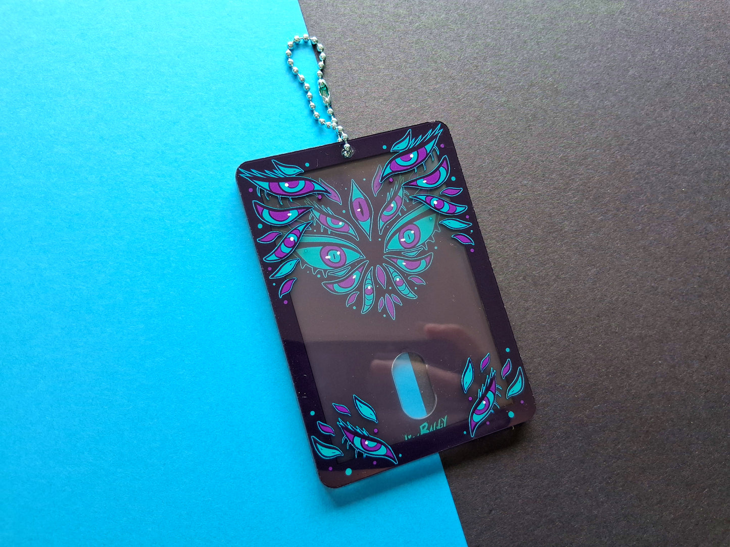 Blue Eyes Acrylic 105mm Photocard Holder Double Sided