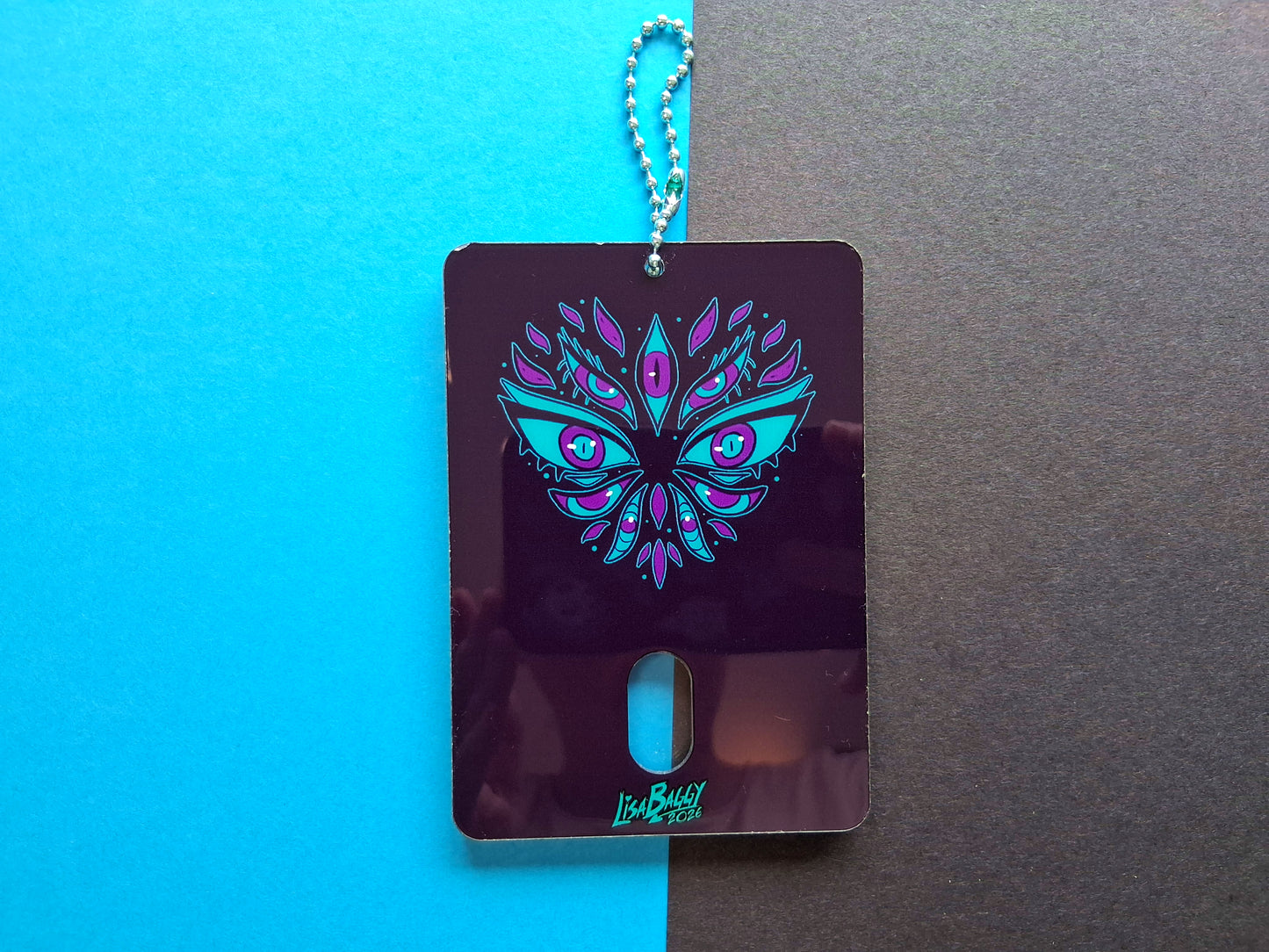 Blue Eyes Acrylic 105mm Photocard Holder Double Sided
