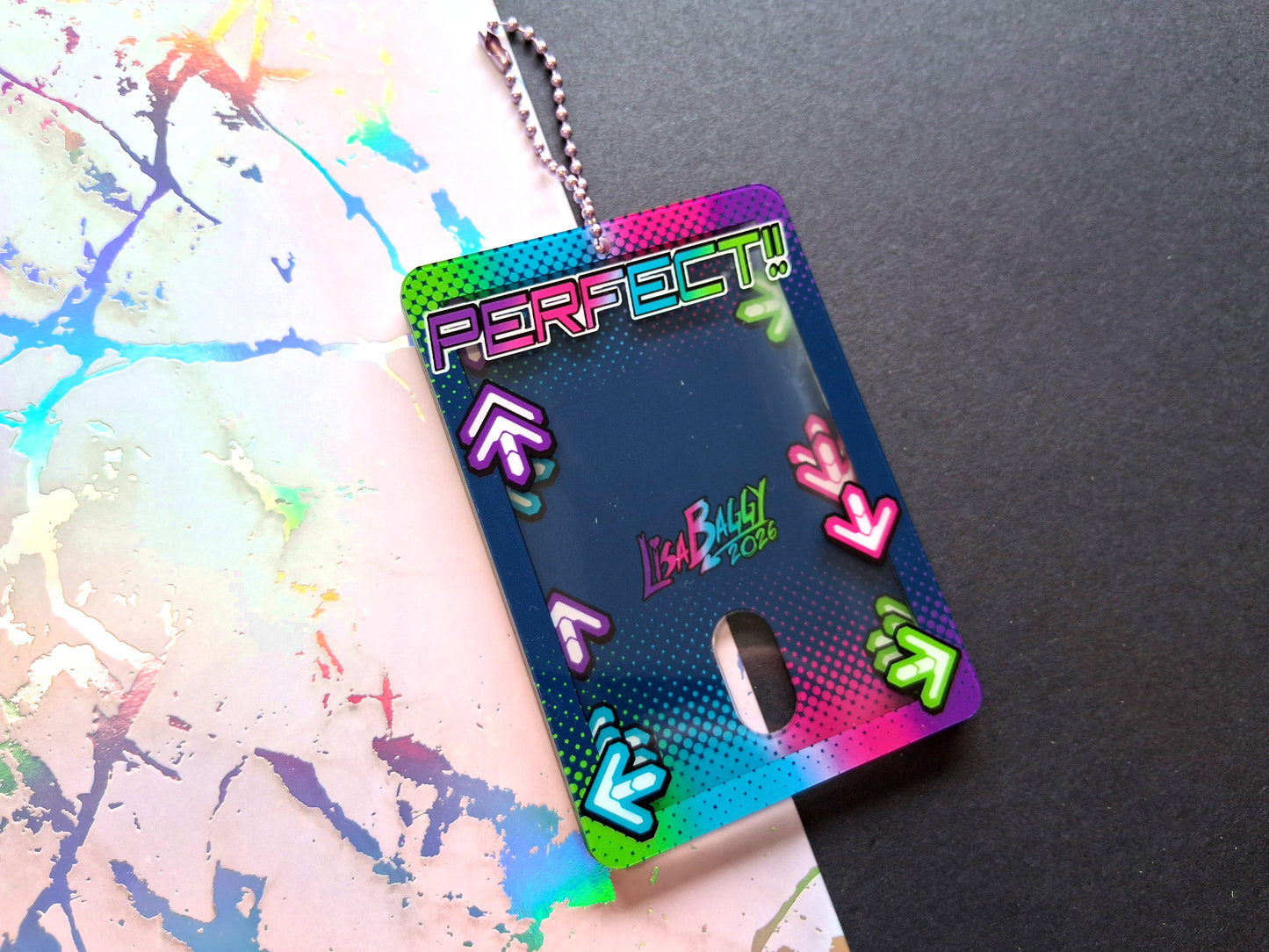 Perfect D D R Arcade Acrylic 105mm Photocard Holder Double Sided