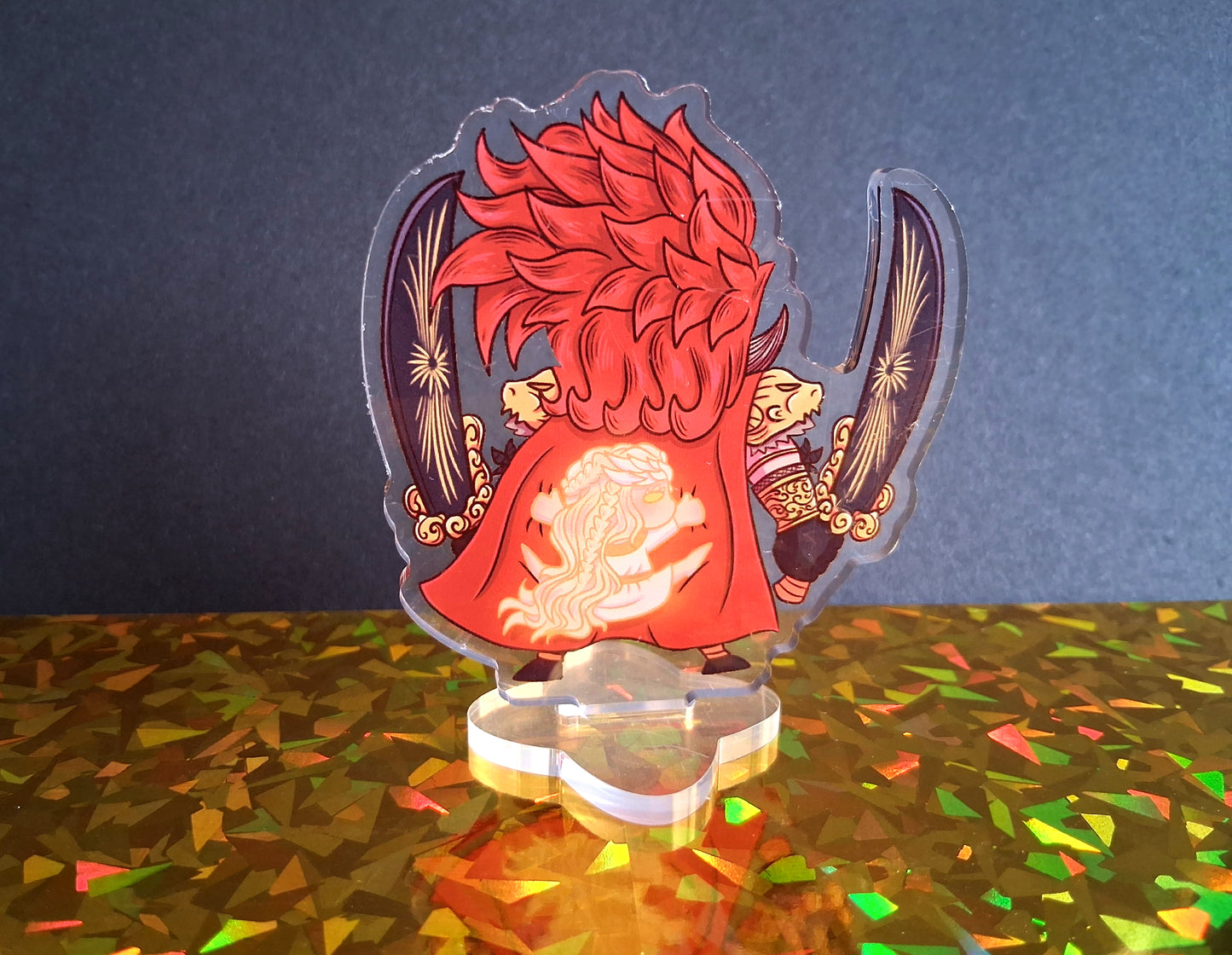 Radahn and Miquella Clear Acrylic Standee 7.8cm Double Sided
